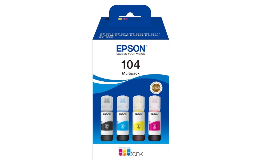 EPSON Epson récipient enc.104b/c/m/y