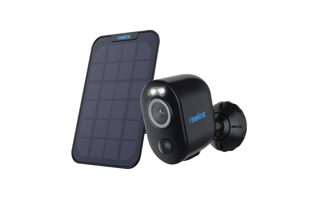 Reolink Caméra réseau Argus B330 Noir, panneau solaire incl.