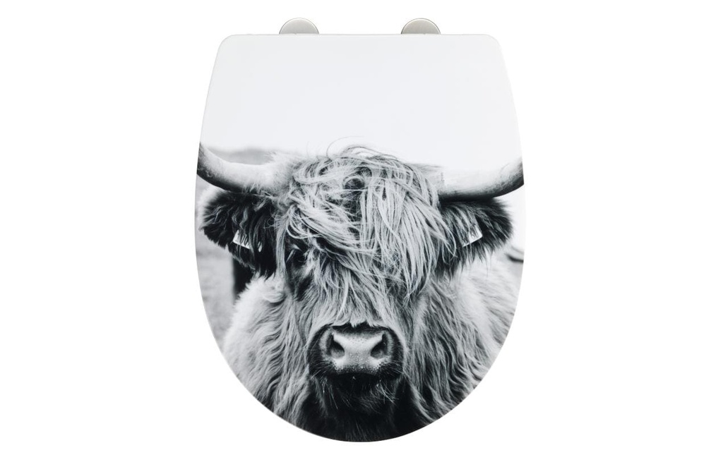 Wenko Siège WC Yak Easy Close, thermoplastique, jusqu'à 350 kg