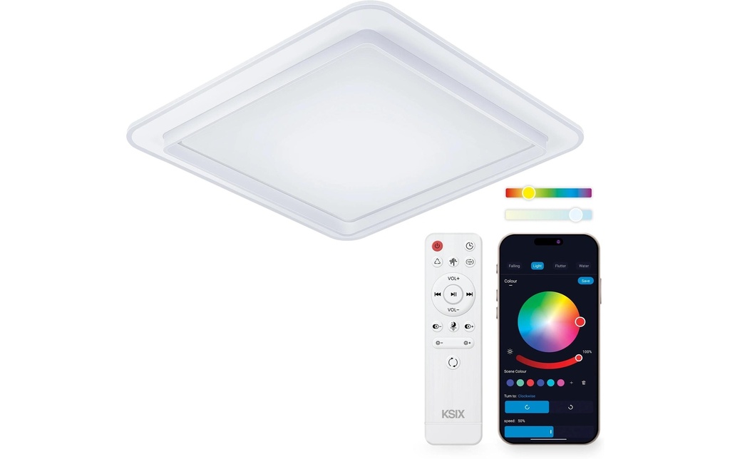 KSiX Celeste SmartLED Plafonnier 35 W 4450 lm Blanc