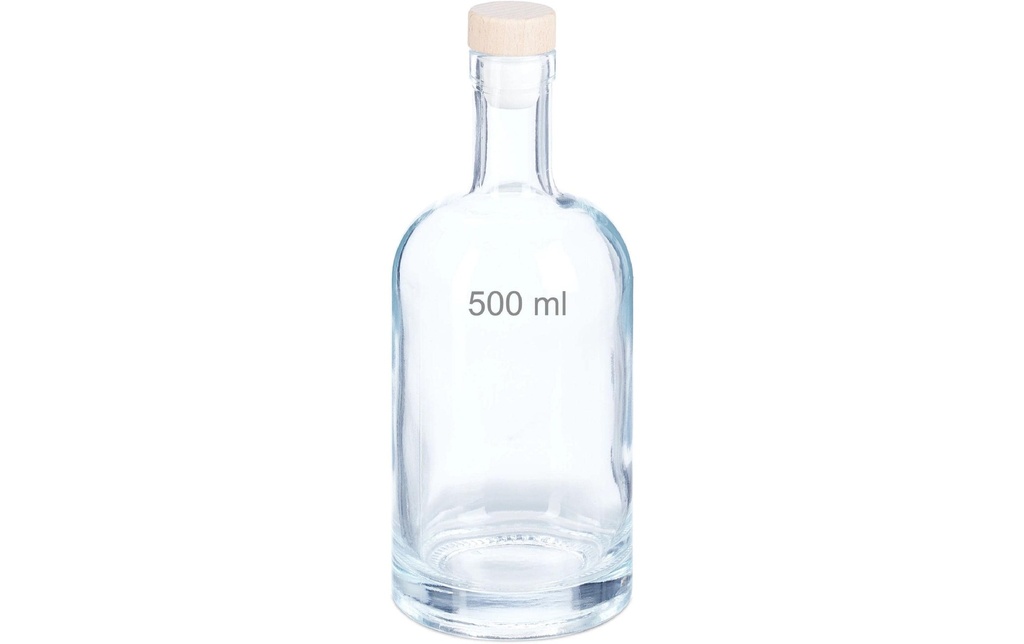 relaxdays Bouteilles pour conserves 500 ml, 12 pièces