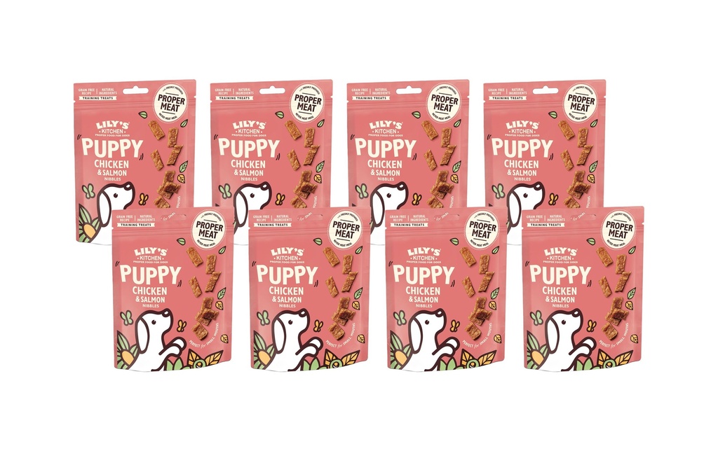 Lily's Kitchen Collation Puppy poulet & saumon, 8 x 70 g