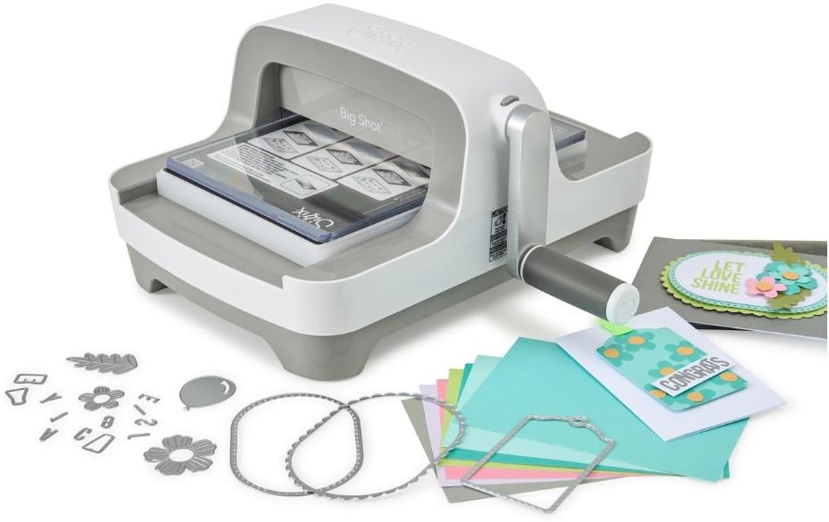 Sizzix Machine à estamper et à gaufrer Big Shot Kit de démarrage A5