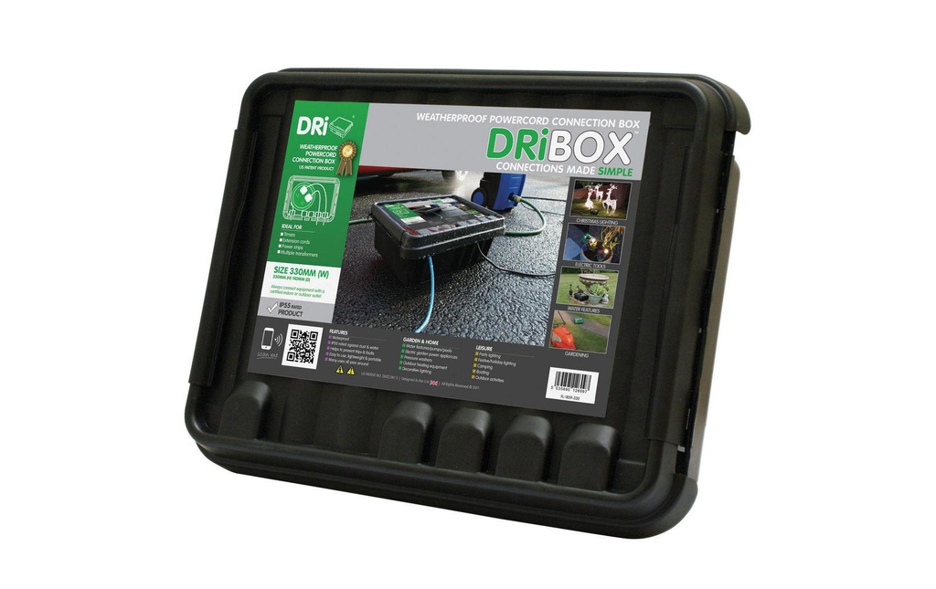 DRiBox Boîte à câbles 230 x 330 x 140 mm noir