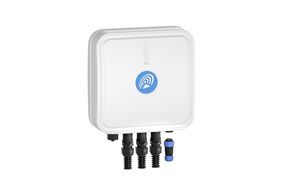 QuWireless QuCam C240AC Outdoor LTE PoE RUT241 et TSW100