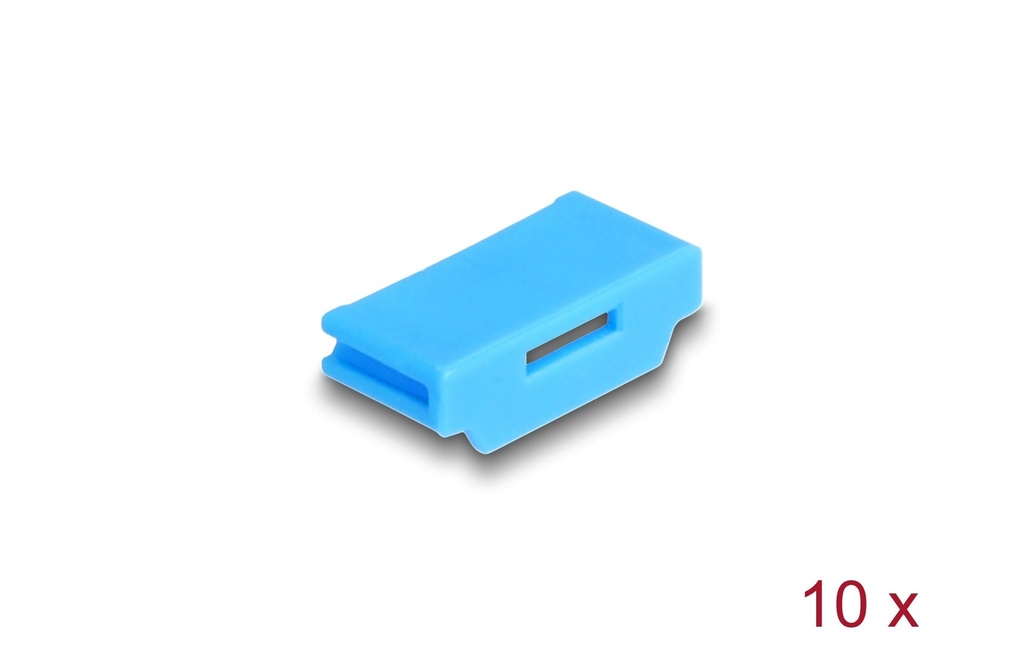 Delock Kit de blocage de port HDMI 10 pièces bleu