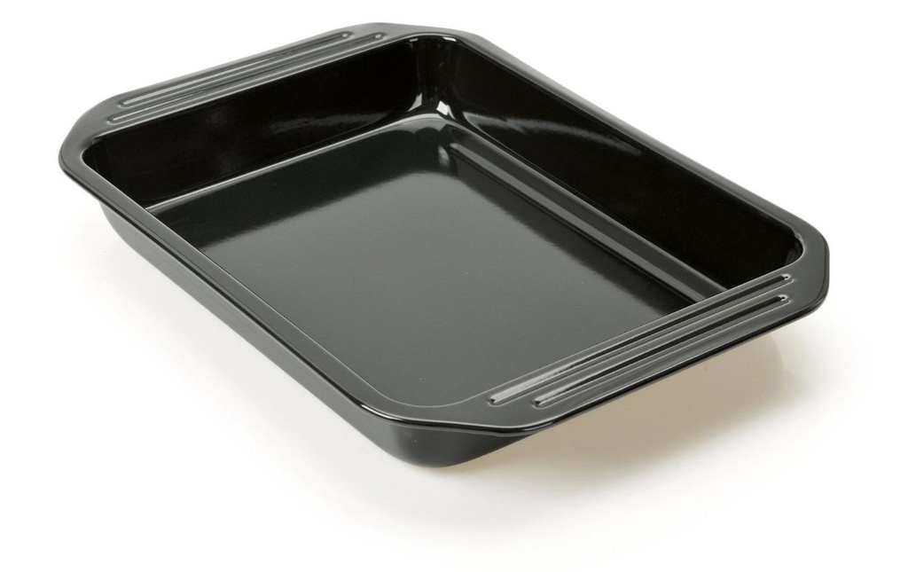 Kaiser Plat à gratin Cuisine Line 39.5 cm Angulaire, Noir