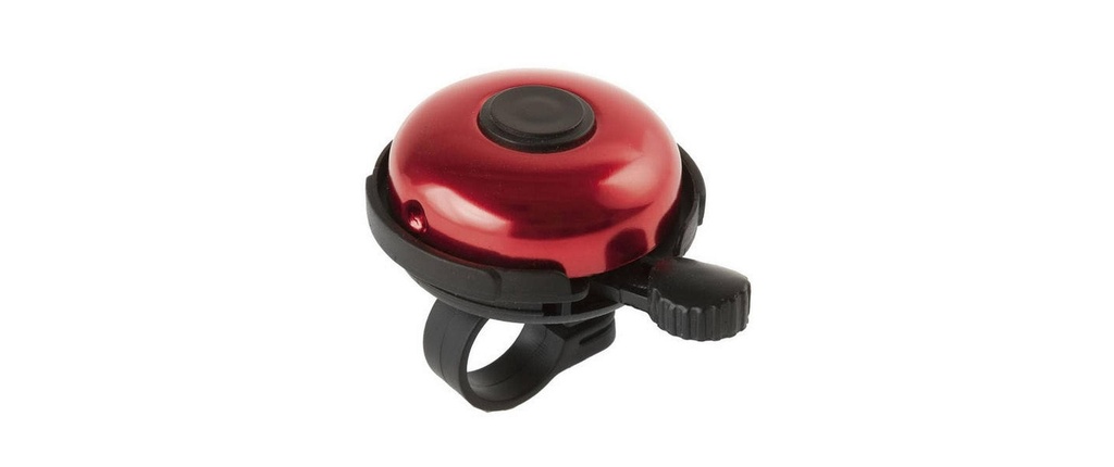 M-Wave Clochette pour vélo rouge/noir