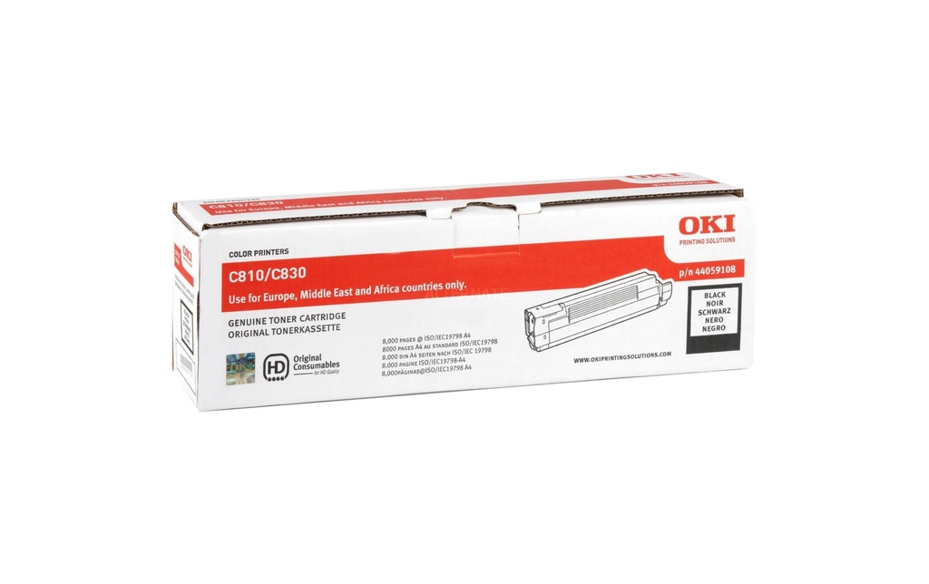 OKI Oki toner black 44059108