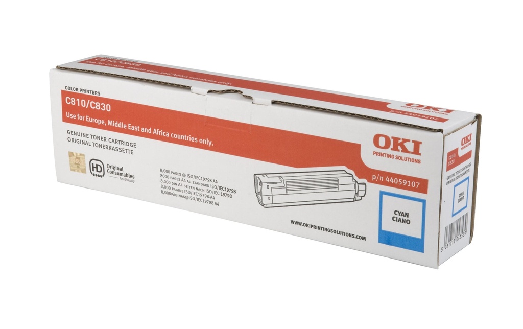 OKI Oki toner cyan 44059107