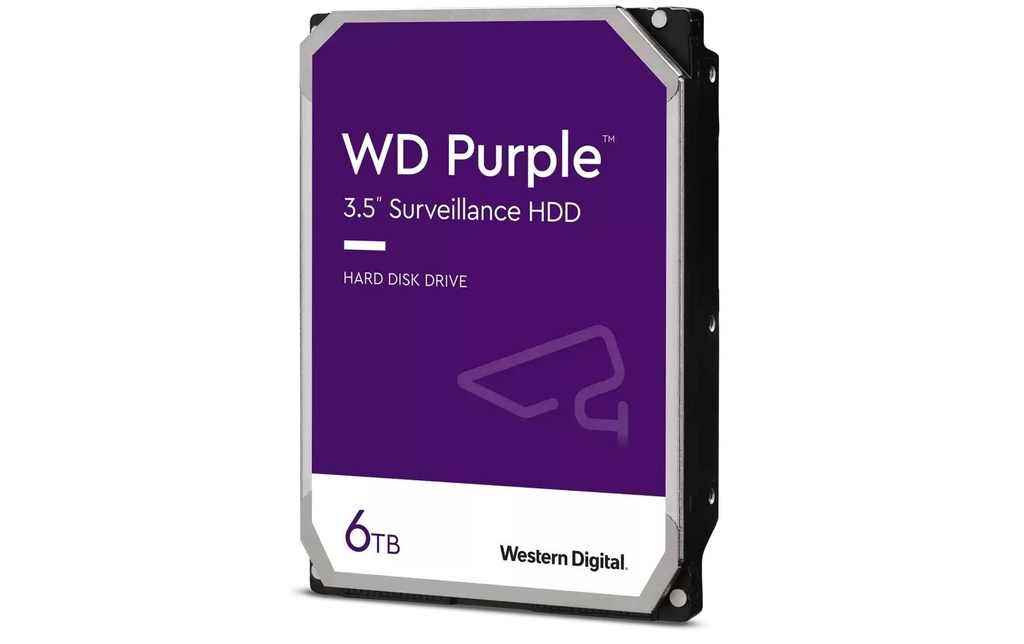 Western Digital Disque dur WD Purple 3.5 SATA 6 TB