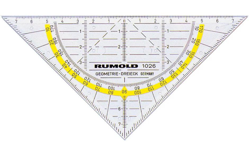 Rumold Équerre Duo 16 cm, échelle