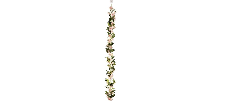 Dekomat AG Guirlande de roses avec 60 roses 170 cm