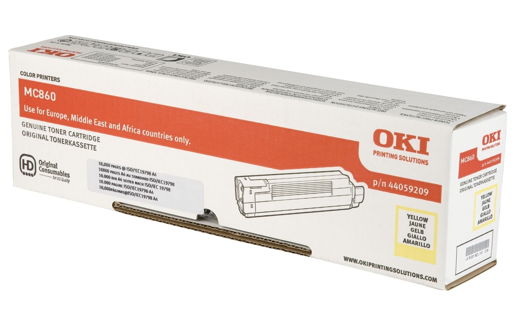 OKI Oki toner 44059209 yellow