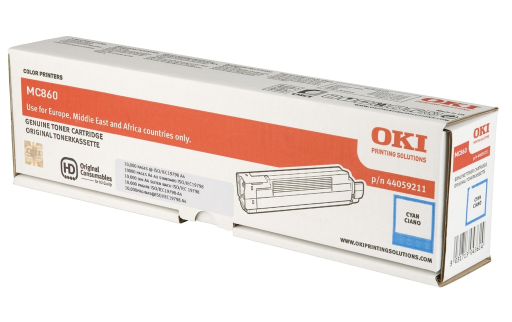 [770110200] OKI Oki toner 44059211 cyan