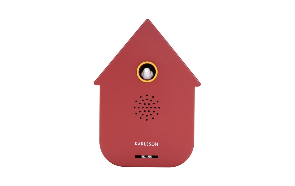 KARLSSON Sound box Modern Cuckoo Red Ochre