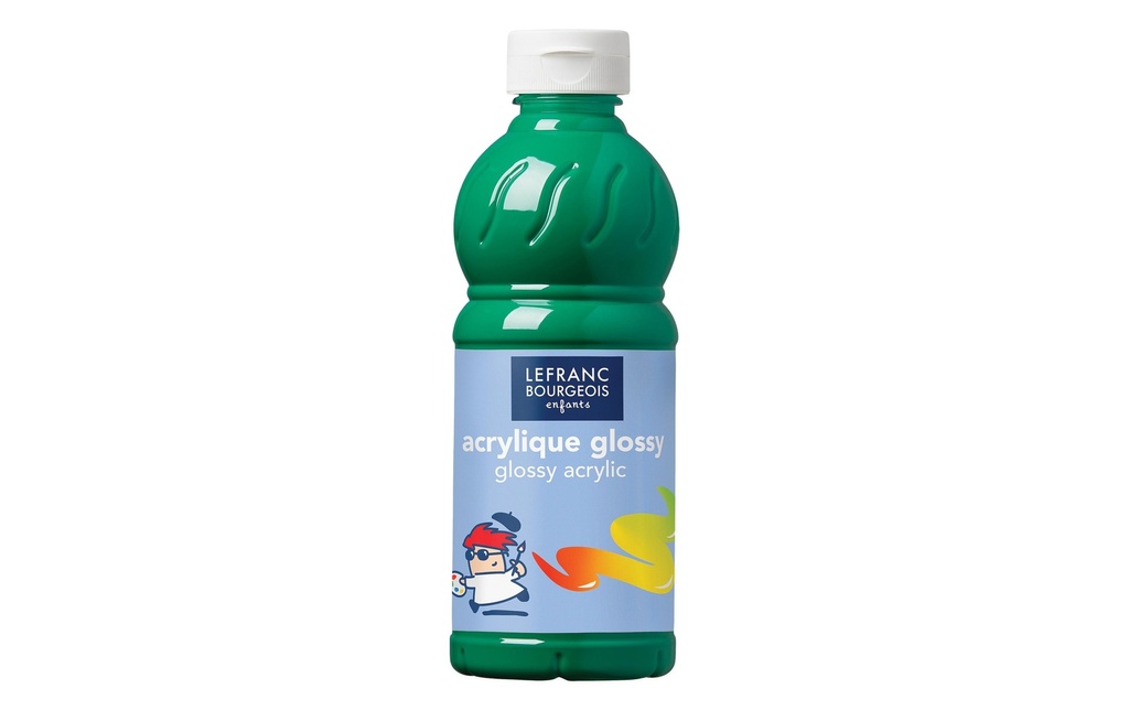 LEFRANC Peinture acrylique Glossy 500 ml, Vert