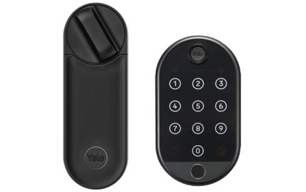 Yale Linus L2 Smart Lock et pavé d'empreintes digitales intelligent Noir