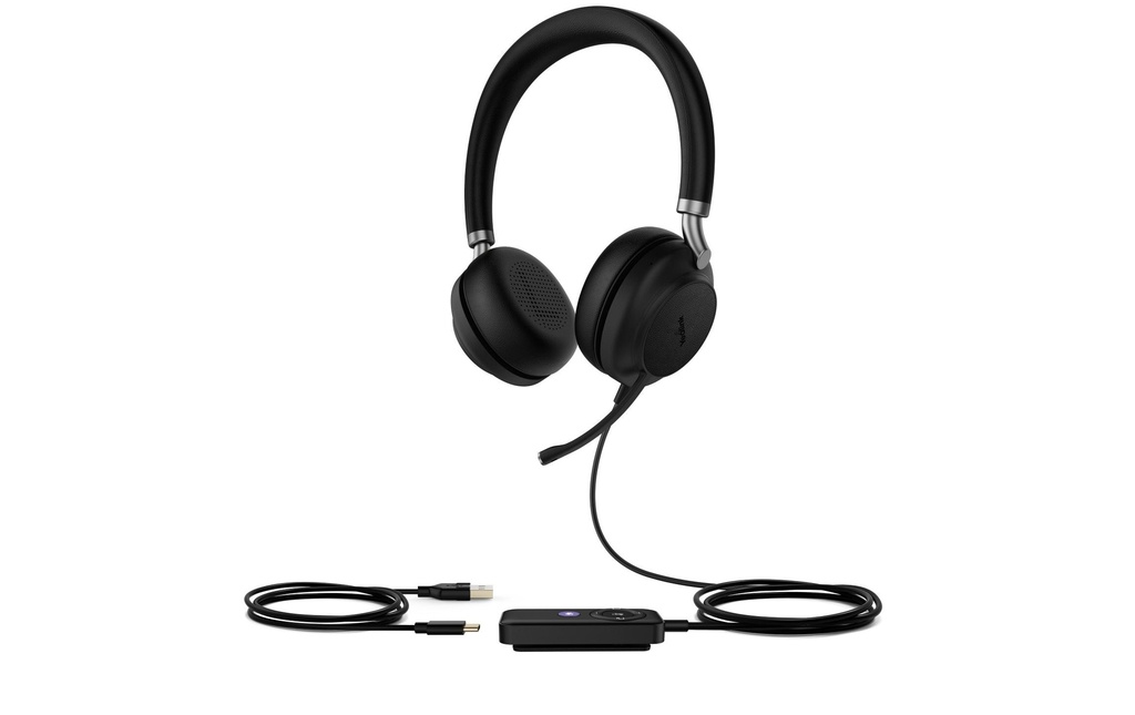 Yealink Casque avec micro UH38 Dual UC USB-C, avec batterie