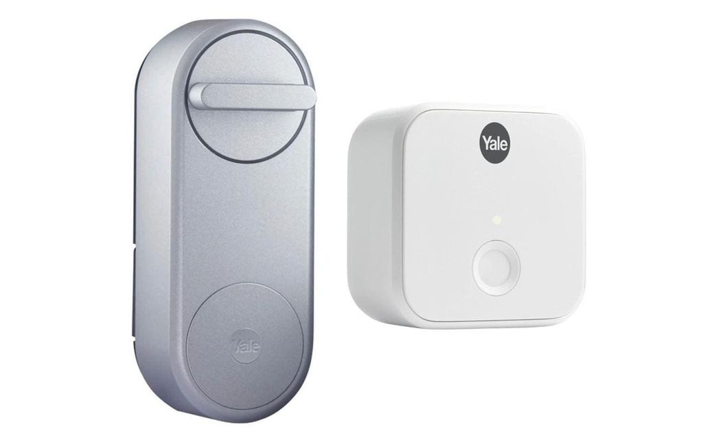 Yale Linus Smart Lock EU, Bridge inclus Argenté