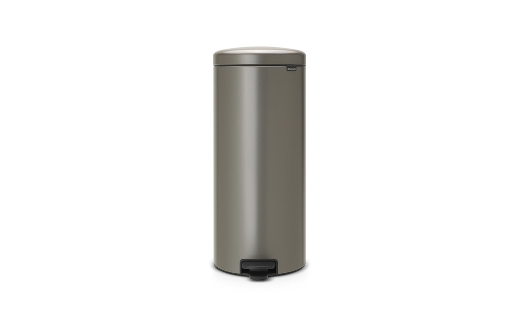 Brabantia Poubelle à pédale NewIcon 30 l, Platinum