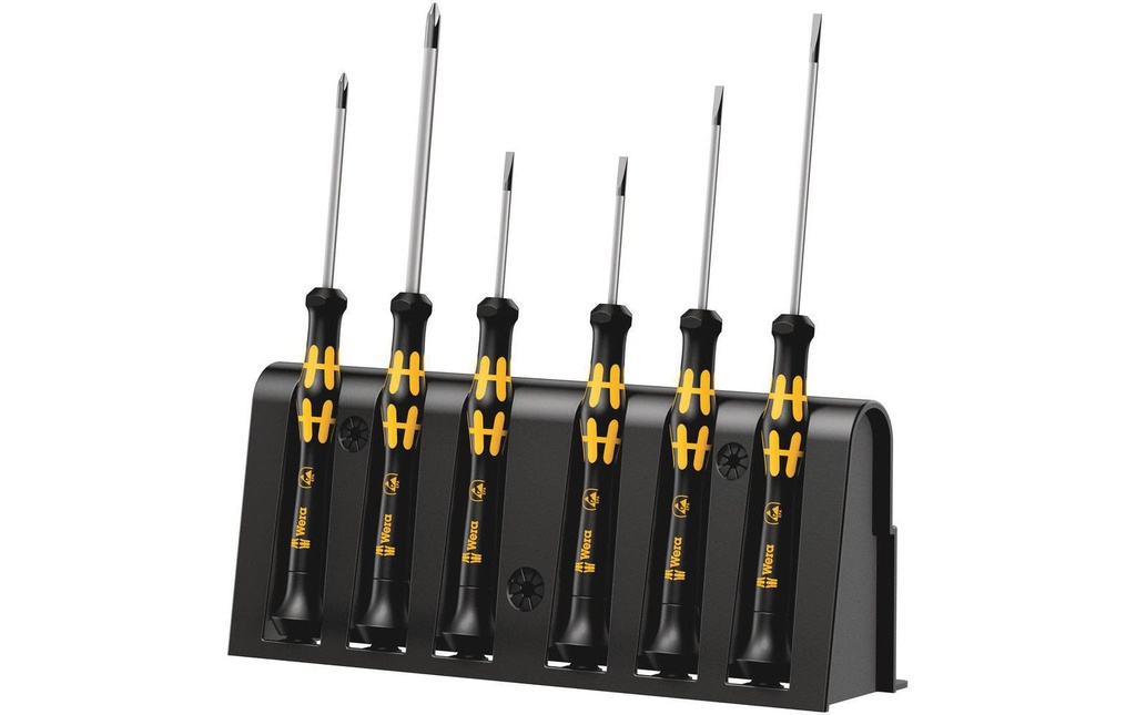 Wera Jeux de tournevis Kraftform Micro ESD 1578 A/6, 6 pièces