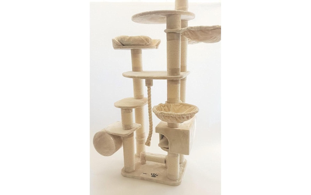 PetHomes Arbre à chat Swiss Dream 230 - 255 cm Beige