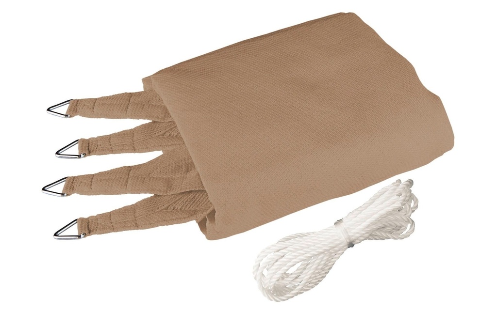 Windhager Voile d’ombrage 500 cm, Square, roseau