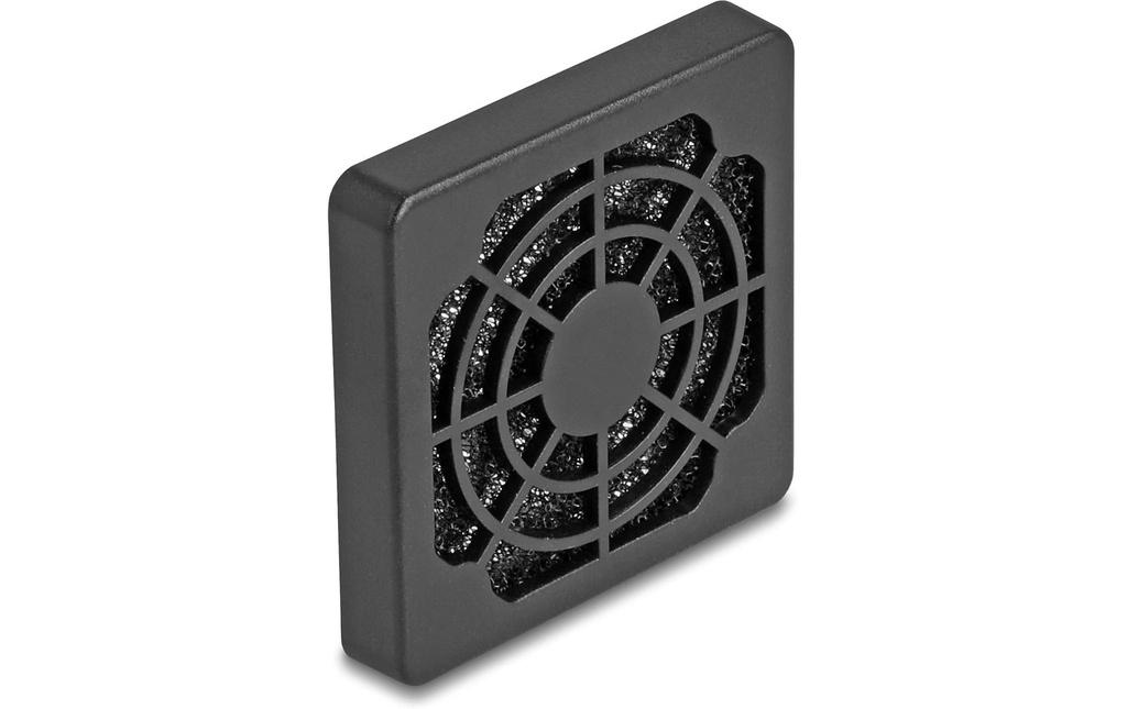 Delock Grille de ventilateur avec filtre à poussière 40 x 40 mm