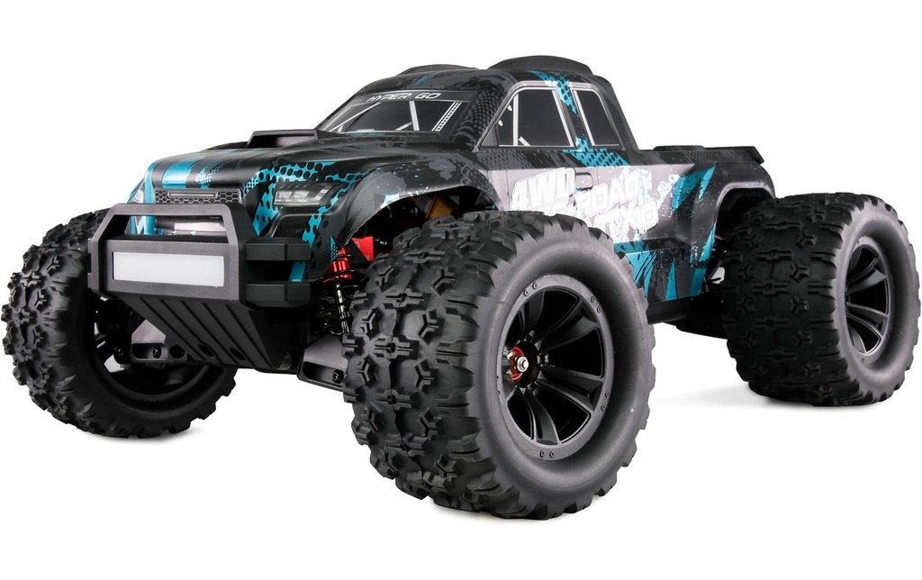Amewi Monster Truck Hyper Go MTX10 1:10, ARTR, noir/bleu