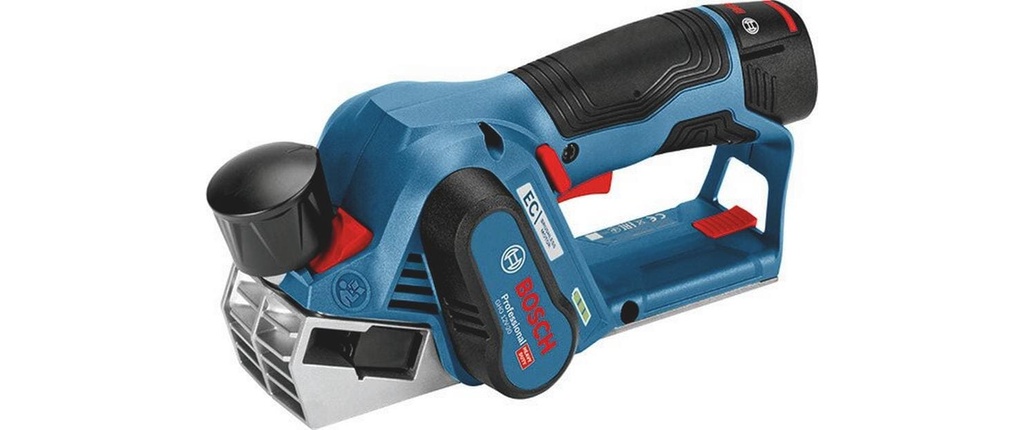 Bosch Professional Rabot sans fil GHO 12 V-20, 2x 3 Ah Kit