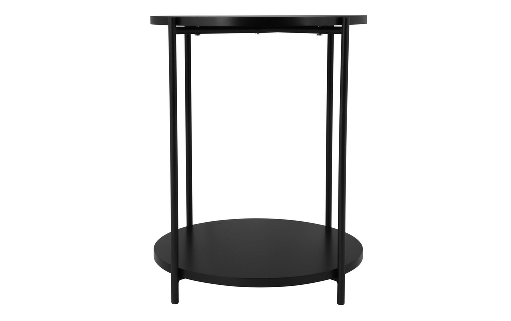 Schou Table d'appoint Ø 40 cm, Noir