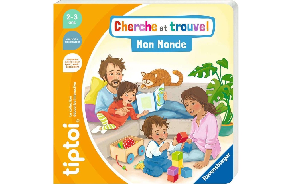 tiptoi Livre éducatif Cherche et Trouve Mon Monde -FR-