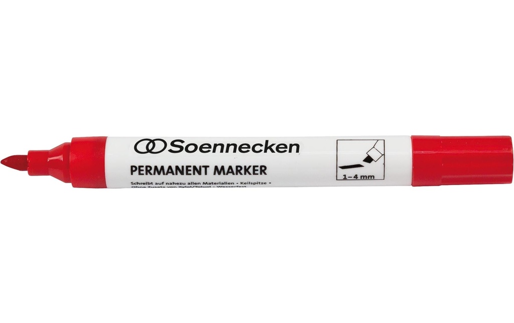 Soennecken Marqueur indélébile Rouge