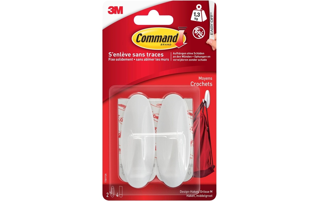 Command Crochet Command M Blanc, 1.3 kg