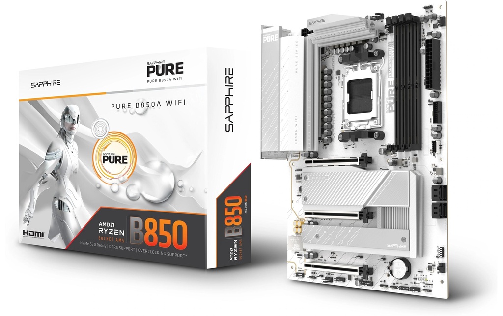 SAPPHIRE Carte mère PURE B850A WIFI 7