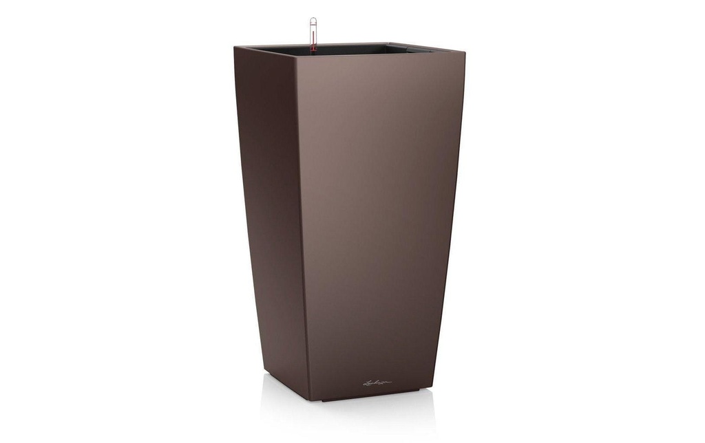 Lechuza Pot à fleur Cubico Premium 22 Brun