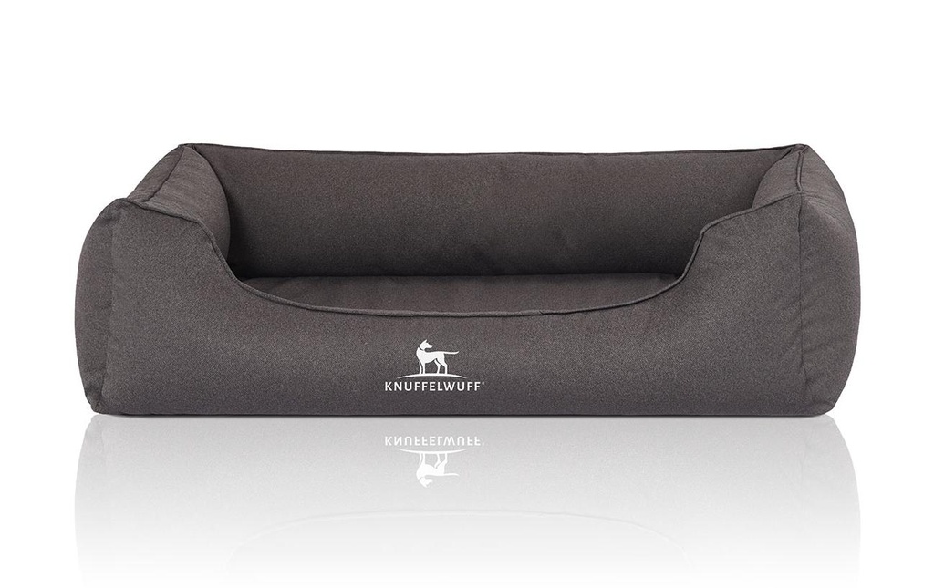 Knuffelwuff Lit Leon Velour XL, 105 x 75 cm, anthracite