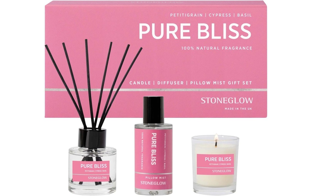 Stoneglow Coffret cadeau Pure Bliss 3 pièces, 50 ml