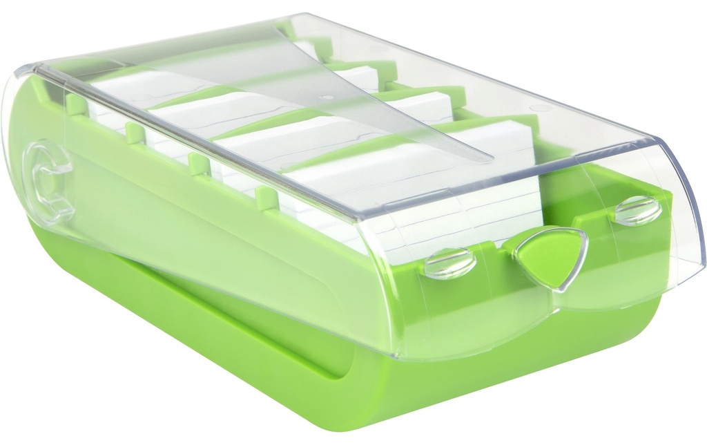 Biella Boîte à fiches Bunny A7 100 cartes, vert