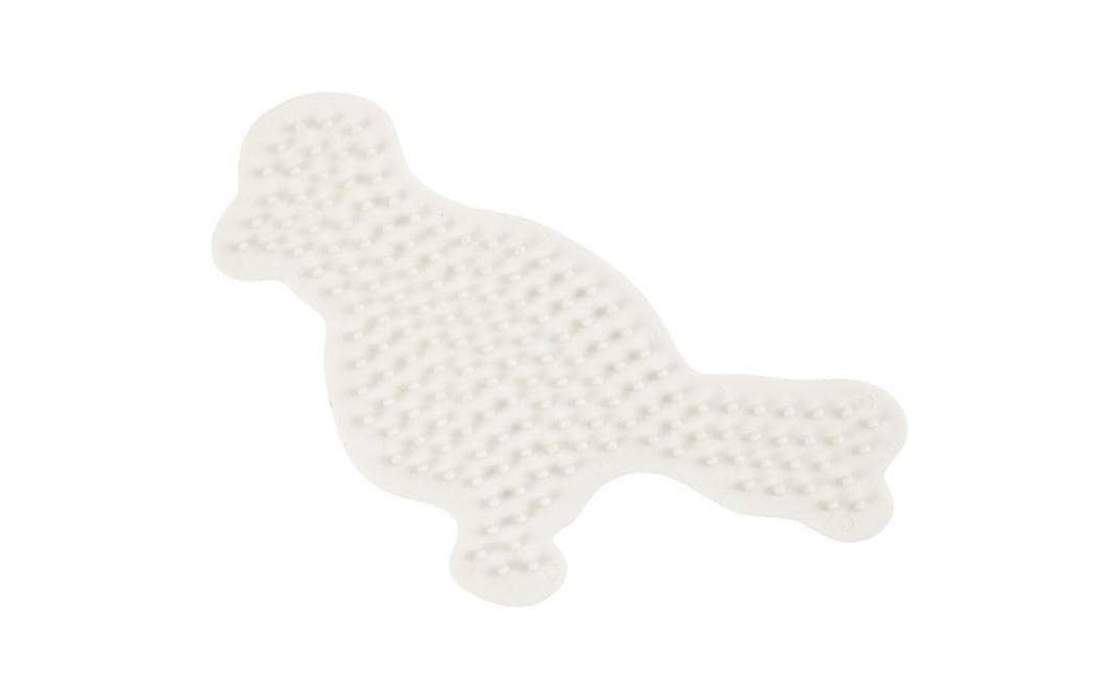 Creativ Company Plaques pour perles à repasser Nabbi Oiseau Blanc