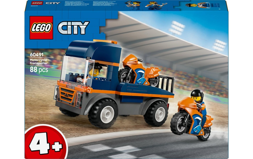 LEGO® City Le transporteur de motos 60491