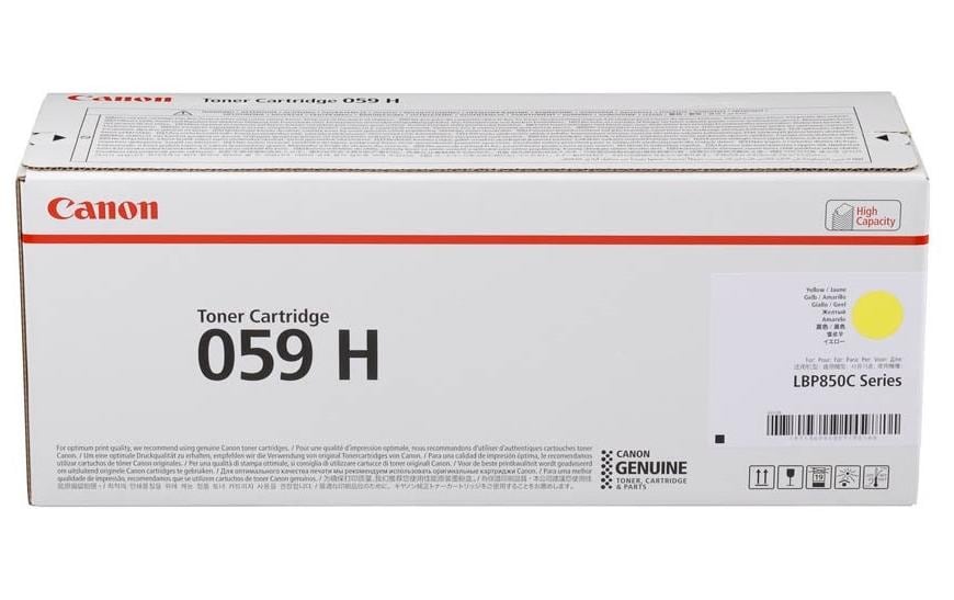 Canon Toner 059 H Yellow