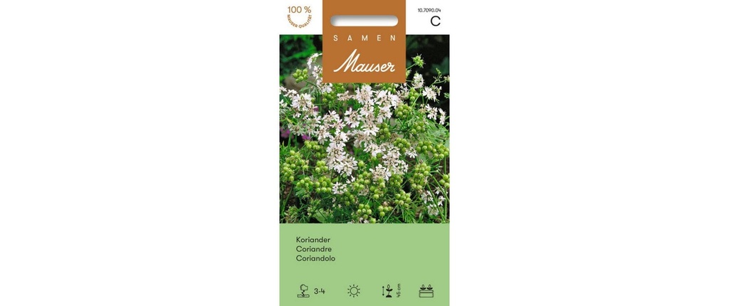 Samen Mauser Semence coriandre