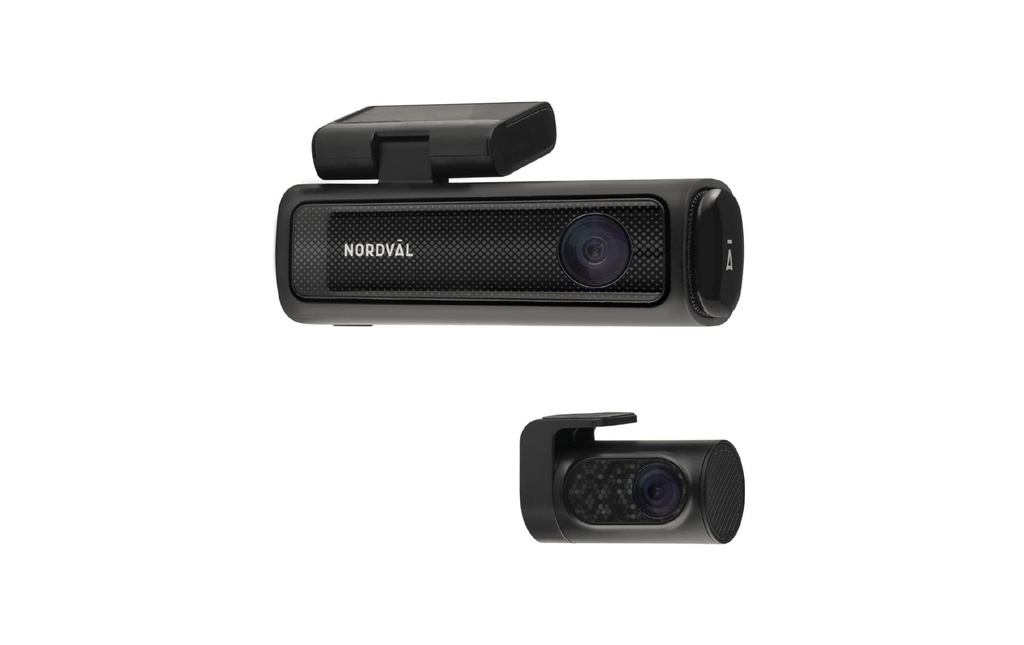 NORDVAL Dashcam simple 5K &amp; Dashcam double 4K avec Wi-Fi et GPS