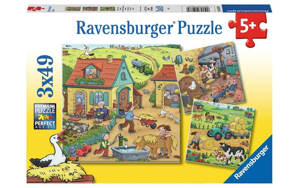 Ravensburger Beaucoup de choses se passent à la ferme
