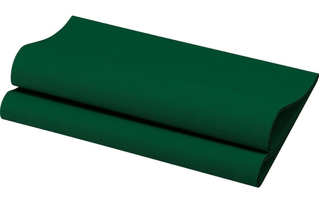 Duni Serviettes en papier 40 cm x 40 cm, 60 Pièce/s, Vert foncé