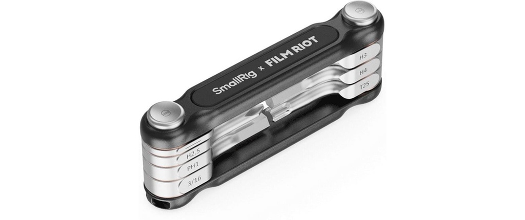Smallrig Jeu de clés pliantes 7 en 1 Noir
