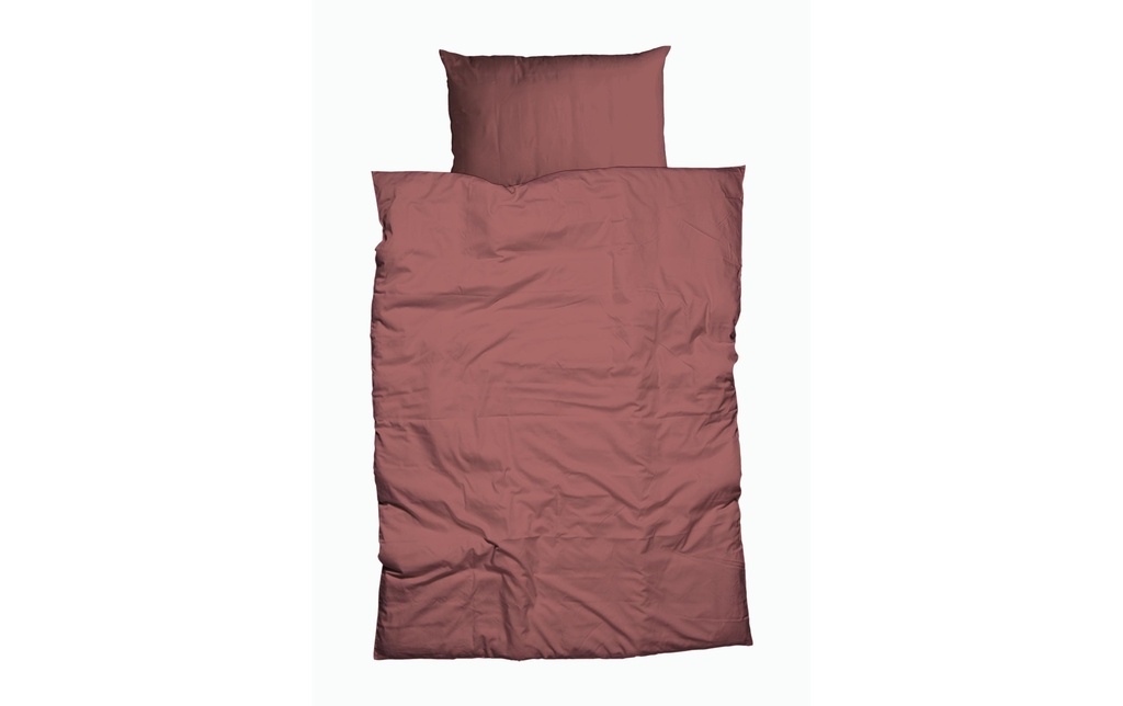 Nobilium Housse de duvet Oni 200 x 210 cm, Bois de rose