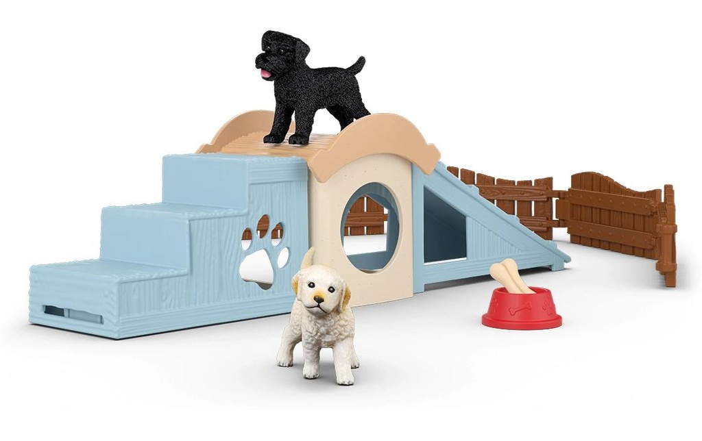 Schleich Ensemble de pions Le temps de l'aventure pour les chiots